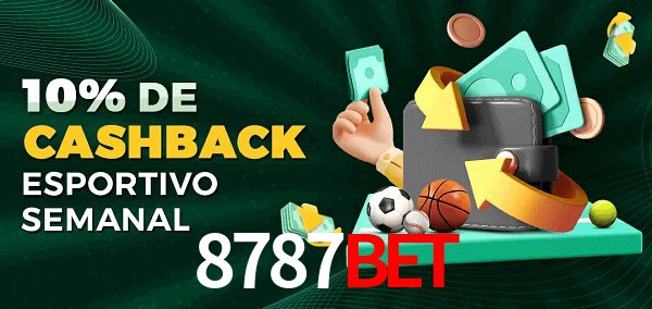 10% de bônus de cashback na 8787Bet
